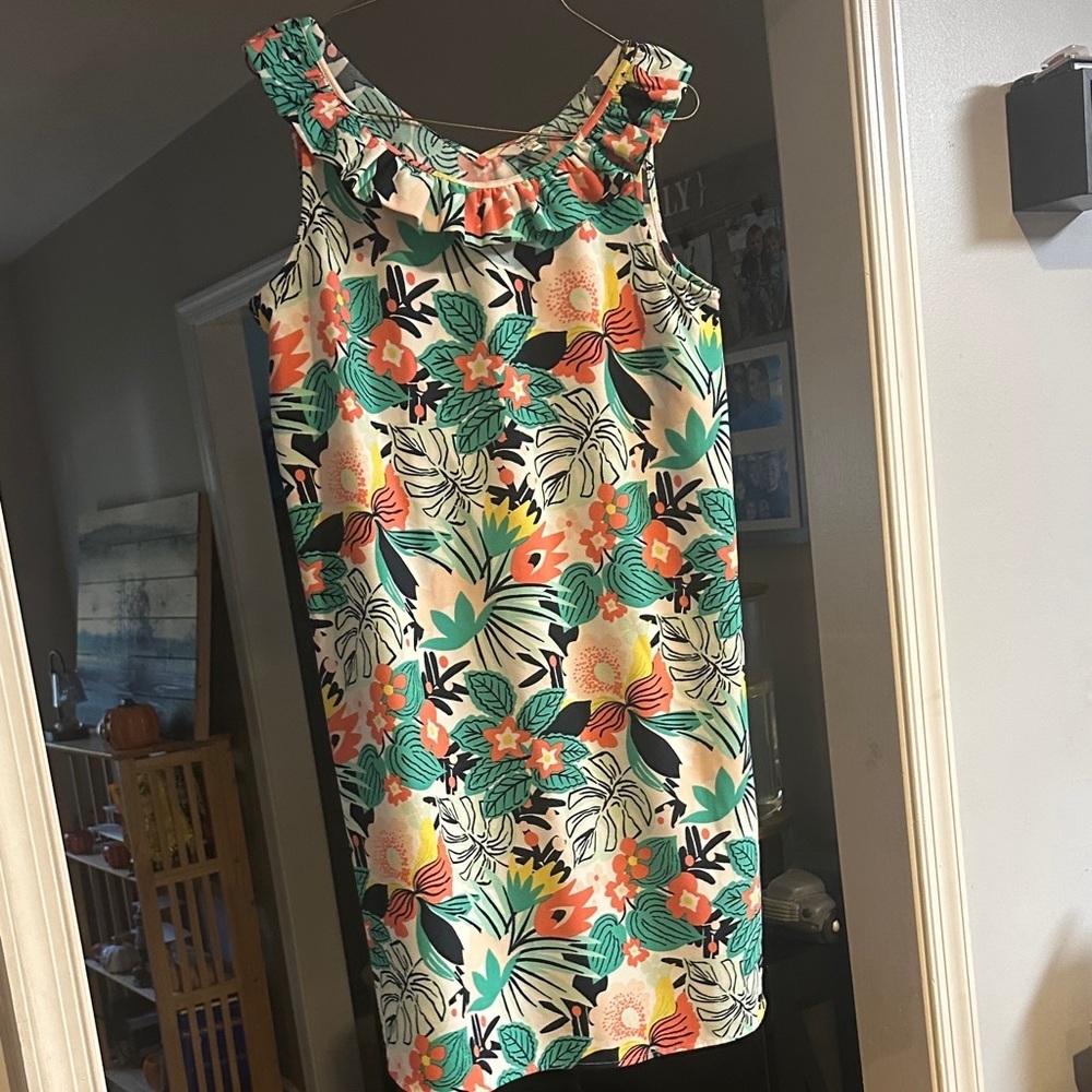 Crown & Ivy Colorful Floral Mini Dress